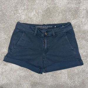 American Eagle midi shorts, navy blue